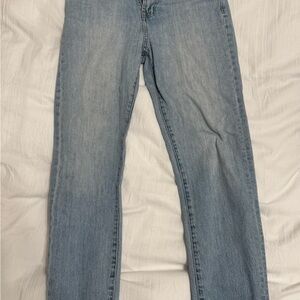 Madewell Light Blue Straight Leg Pants